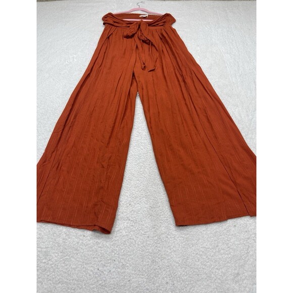 LSPACE x Anthropologie Jumpsuit Women Orange Kailani Beach Boho Vacay Size XL - Picture 2 of 10